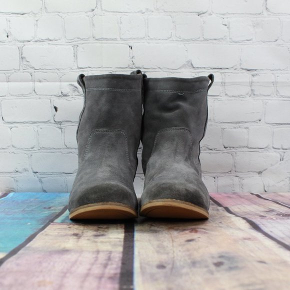 TOM'S Suede Slip on Ankle Boots Size 9.5 / 41 - Picture 4 of 9